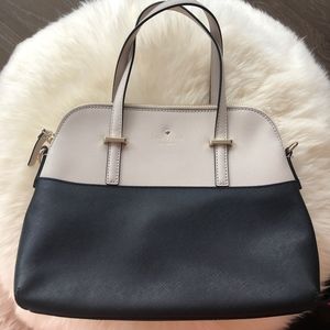Kate Spade Black and Ivory Handbag